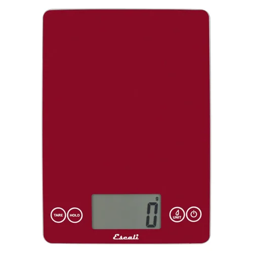 Miniatura 17 de Escali Arti Glass Food Scale Digital Countertop Kitchen, Baking and Cooking Scale with Nutrition and Calorie Counter, 15-Pound Capacity, 9" x 6.5" x