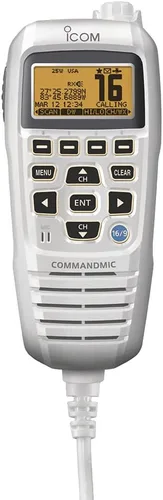 ICOM IC-HM-195SW Command Mic IV para M424 VHF, blanco