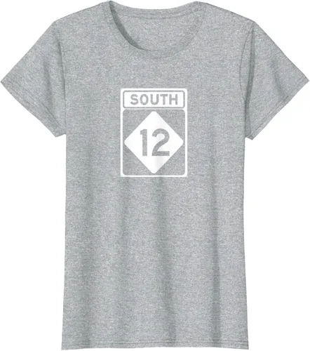 Miniatura 25 de Highway 12 South NC Outer Banks North Carolina Hwy - Camiseta, Negro, S