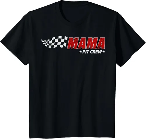 Miniatura 43 de Mama Pit Crew Race Car Birthday Family Matching Pit Crew Camiseta