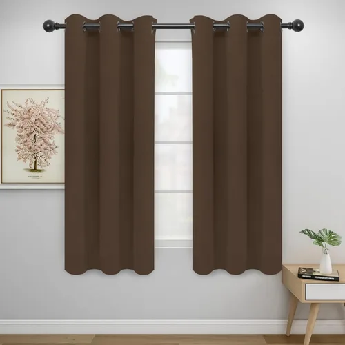 Miniatura 254 de Easy-Going - Cortinas opacas para dormitorio, aislamiento térmico sólido con ojales, cortinas de ventana para reducción de ruido, cortinas