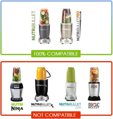 Miniatura 7 de Piezas de repuesto para licuadora Nutribullet, tazas de 32 oz y 24 oz con cuchilla extractora de repuesto, compatible con licuadoras Nutri Bullet