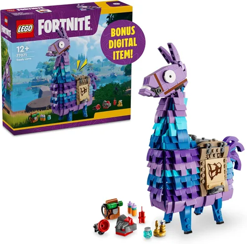 LEGO Fortnite Supply Llama Set de Construcción - Juguete para Niños Gamers, Edades 12+ - Modelo de Exhibición, Juguete Coleccionable de Fortnite -
