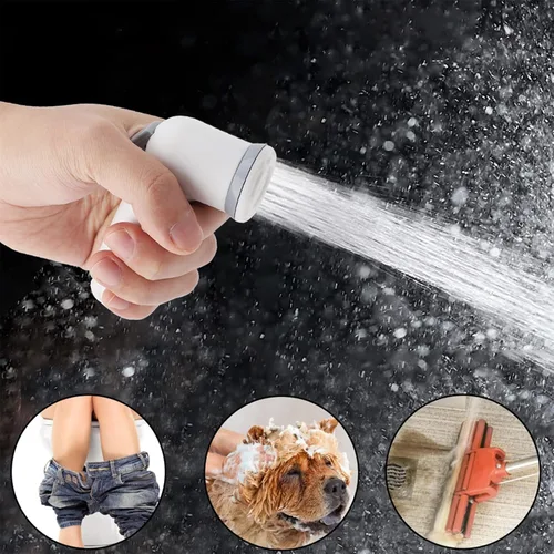 Miniatura 2 de TOPINCN Cabezal rociador de bidé, kit de rociador de inodoro de plástico de mano para baño, ducha de mano para mujeres, kit para lavado personal