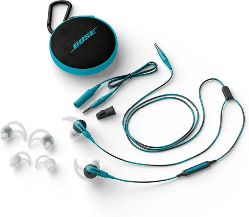 Bose audífonos intrauriculares deportivos SoundSport Con micrófono para iOS Azul