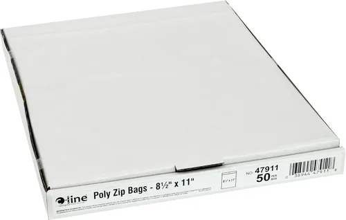 Miniatura 4 de C-Line Bolsas industriales pesadas con cremallera de polietileno, 8.5 x 11, 50/BX
