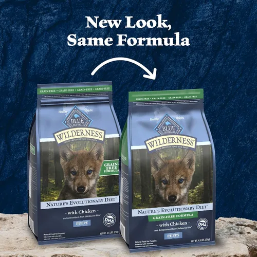 Miniatura 3 de Blue Buffalo Wilderness Puppy - Alimento seco para perros con alto contenido de proteínas con pollo real, sin granos, fabricado en los Estados