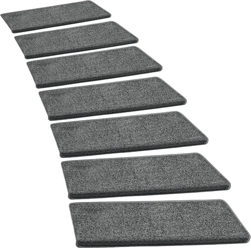 Miniatura 38 de PURE ERA Bullnose - Juego de peldaños de alfombra para escaleras, sin cinta, antideslizante, protectores de escaleras para interiores, alfombras