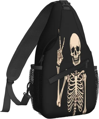 Miniatura 23 de Famame Mochila bandolera para el pecho, bolsa de hombro, gimnasio, ciclismo, viajes, senderismo, mochila para hombres y mujeres.., Multicolor27.