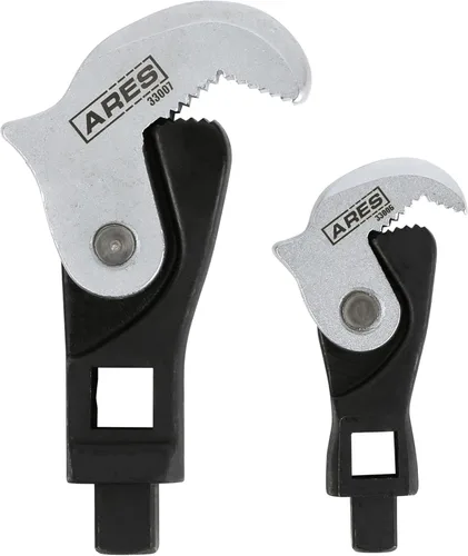 Miniatura 10 de ARES 33014 - Llave flexible para patas de gallo de 1/2 pulgada - Llave Crowfoot de 12 puntos de 0.866 in (7/8 pulgadas) - Cabezal flexible de 180