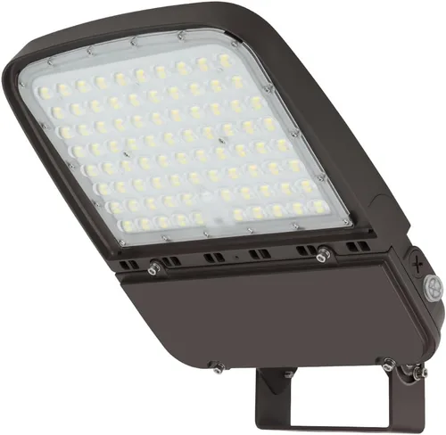kadision Luz LED de estacionamiento de 240 W/200 W/150 W ajustable, 36000 lm (150 lm/W) 5000 K 100-277 V, luz LED impermeable con fotocélula del