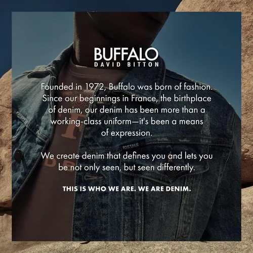 Miniatura 6 de Buffalo David Bitton Jeans de pierna recta relajada para hombre con tela elástica