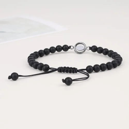 Miniatura 6 de COAI Pulsera de mal de ojo con cuentas de piedra