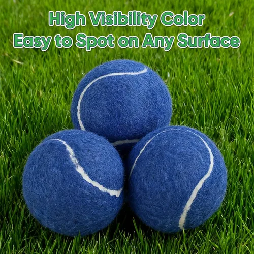 Miniatura 7 de Pelotas de tenis 3/4 – Pelotas de entrenamiento y práctica de alta elasticidad para principiantes, bolas de colores duraderas de alta visibilidad