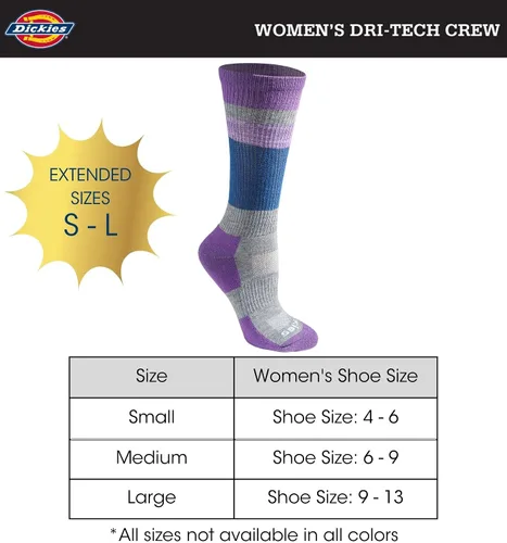 Miniatura 3 de Dickies Women's Dri-tech Moisture Control Crew Socks Multipack