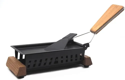 Miniatura 2 de Cilio Formaggio Raclette, 7.5 x 3.5 pulgadas, negro