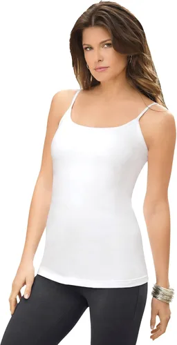 Miniatura 18 de Roaman's Cami de talla grande para mujer con brasier integrado y correas ajustables