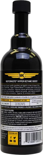 Miniatura 3 de MotorKote Tratamiento de combustible Hyper Octane Boost 16oz, paquete de 6