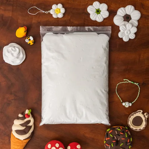 Miniatura 6 de White Air Dry - Arcilla de espuma para niños, 3.3 libras, arcilla suave para modelar a granel con funda de transporte y bolsas herméticas con cierre
