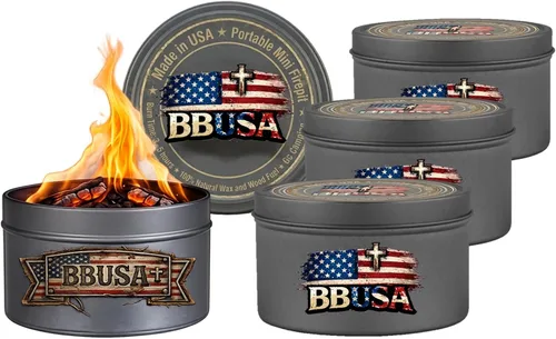 Miniatura 11 de Campfire in a Can - Made in USA - Portable Mini Fire Pit for Marshmallows & S’Mores - Hiking, Backpacking, Hunting, Fishing & Camping - Tactical