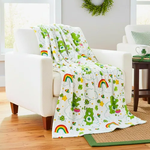 Miniatura 9 de Care Bears Love-A-Lot & Share Bear - Manta para niños, tacto de seda súper suave, 40 x 50 pulgadas, (producto oficial) por Franco