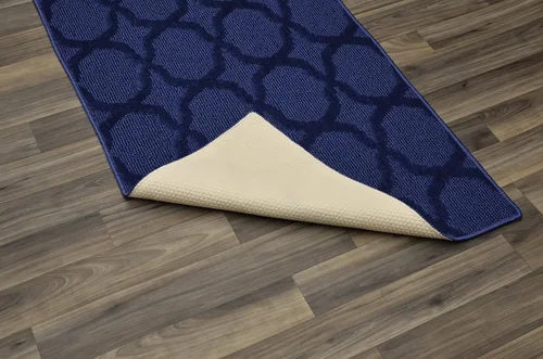 Miniatura 226 de Garland Rug Sparta - Alfombra antideslizante de polipropileno de 2 pies x 12 pies, color negro, ideal para salas de estar y pasillos, elegante