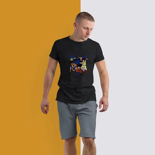 Miniatura 3 de Camiseta oficial Luffy Goku Saitama Ichigo Team de 22.99 Bucks
