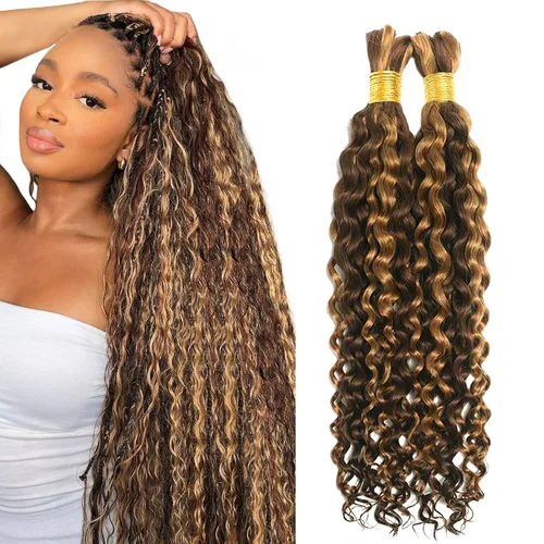 Miniatura 14 de Extensiones de cabello humano real, balayage, color castaño ceniza a rubio miel, extensiones de cabello humano con reflejos, 14 pulgadas, 2.82 oz