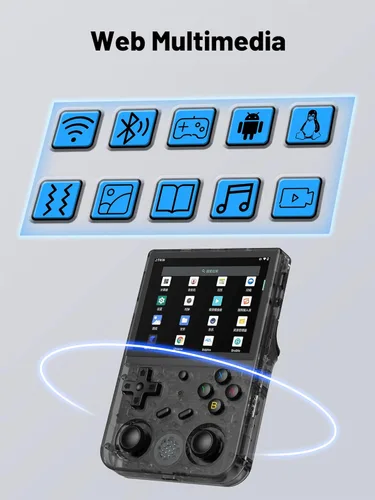 Miniatura 5 de Consola de juegos portátil RG353V Retro, sistema operativo dual Android 11 y Linux compatible con 5G WiFi 4.2 Bluetooth Moonlight Streaming Salida