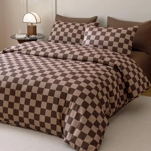 Miniatura 246 de CLOTHKNOW - Juego de edredón verde militar tamaño completo de 3 piezas, juego de ropa de cama verde oscuro, edredón suave con 2 fundas de almohada