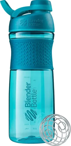 Miniatura 10 de BlenderBottle SportMixer Botella mezcladora perfecta para batidos de proteínas y pre entrenamiento, 20 onzas, color ciruela