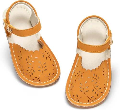 Miniatura 121 de THEE BRON Sandalias cómodas para niñas, zapatos para niños, sandalias rellenas