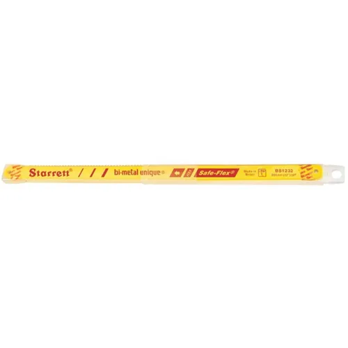Miniatura 7 de Starrett Hoja de sierra de mano HSS Safe-Flex única bimetálica, ideal para contratistas y comerciantes, 12 pulgadas de largo, 1/2 pulgadas de ancho