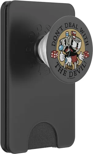 Miniatura 8 de Cuphead and Mugman Don't Deal With The Devil Dicey - PopSockets Grip and Stand for Phones and Tablets, Negro