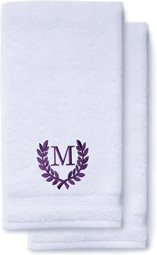 Miniatura 21 de Toallas de mano decorativas y con monograma para baño, cocina, maquillaje Regalo personalizado para boda-nupcial Toalla turca de lujo