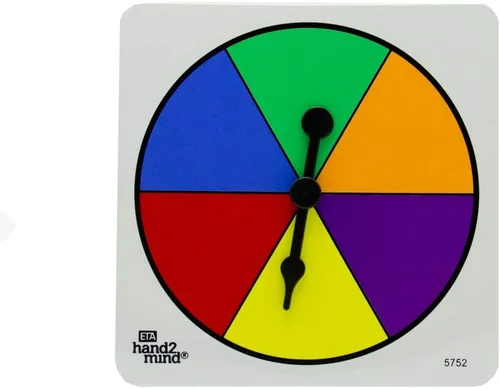 Miniatura 6 de hand2mind - 4589 ETA Color/Number Spinner Collection, Juego de 6