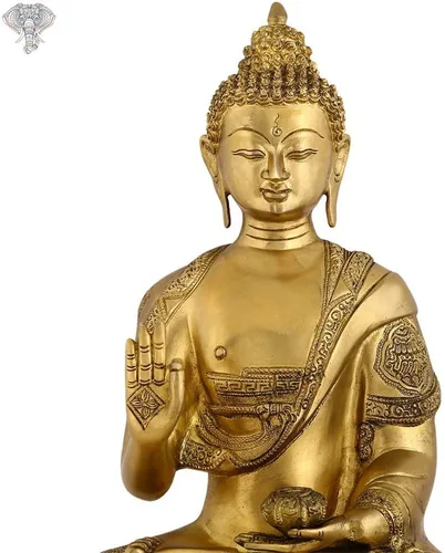 Miniatura 3 de kalakrithi Estatua de Buda – 17" Estatua de Buda – 17 inches