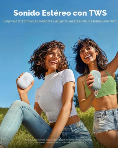 Miniatura 6 de Soundcore Select 4 Go de Anker Parlante Bluetooth para ducha, impermeable/a prueba de polvo IP67, portátil, inalámbrico, tiempo de reproducción