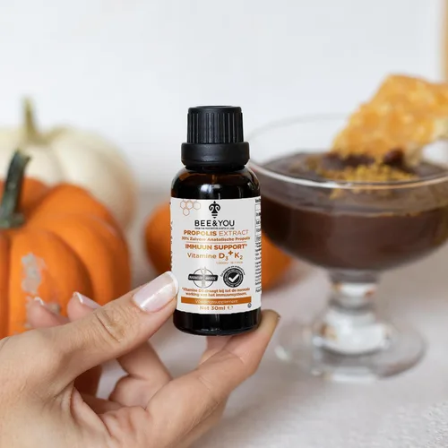 Miniatura 2 de BEE and You Extracto de propóleo 100% natural Vitamina D3 K2 de alta potencia, suplemento de apoyo inmunológico, antioxidantes, desintoxicación