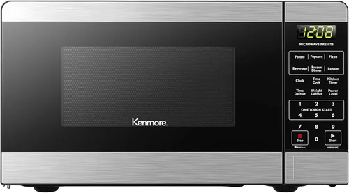 Miniatura 8 de Kenmore Horno microondas de mostrador, 6 menús preestablecidos automáticos, bloqueo para niños, funciones de descongelación y cocina rápida, 900