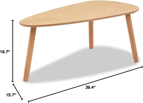 Miniatura 2 de Mesa de centro de estilo moderno, mesa de sala de estar, mesa de sofá, mesa de cóctel, mesa auxiliar, para sala de estar, recepción, oficina