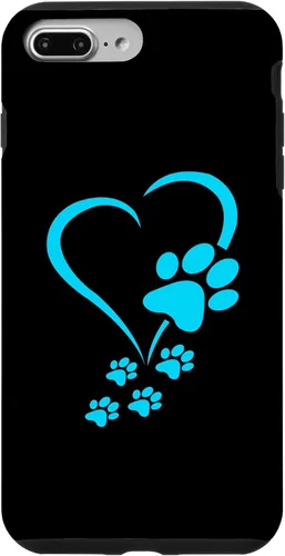 Miniatura 10 de Funda para iPhone 11 Pro Max con estampado de patas de perro, diseño de patas de perro, corazones, pata de perro