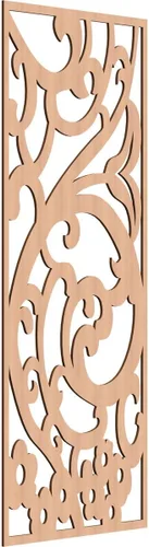 Miniatura 179 de Bridgewater - Paneles de pared decorativos de madera con calado, 9 3/8 pulgadas de ancho x 24 3/8 pulgadas de alto x 1/4 de alto, nogal