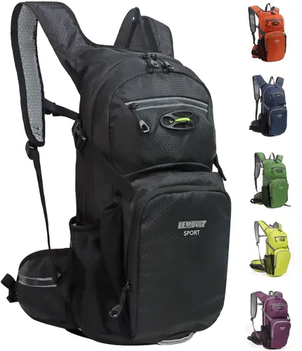 Mochila de senderismo impermeable para ciclismo, 15L, ligera, duradera, para esquí, snowboard, correr, ciclismo MTB