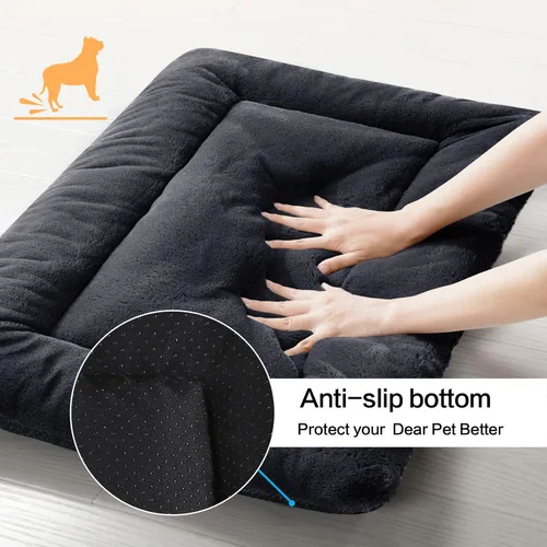 Miniatura 6 de Camas para Perros Almohadilla para Jaula para Perros Extra Pequeños Cama Ultra Suave para Jaula de Perro Lavable y Antideslizante Almohadilla