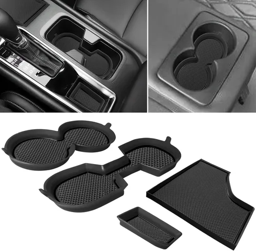 Portavasos para Nissan Sentra, accesorios 2025 2024 2023 2020-2022 de silicona 3D para portavasos de consola central, almohadillas antideslizantes