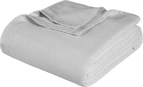 Miniatura 31 de Superior Metro - Manta de algodón para todas las estaciones, manta tejida para sofá, cama, ropa de cama, casa de campo, artículos esenciales