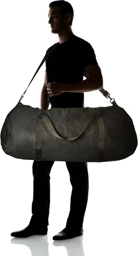 Miniatura 14 de Champion Sports Bolsa de lona de malla con cremallera y correa de hombro ajustable, 15 x 36 pulgadas, multiusos, bolsa de gimnasio de gran