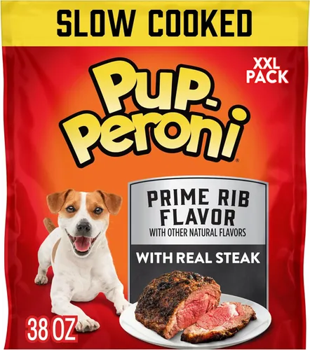Miniatura 26 de Pup-Peroni Golosinas para Perros, Sabor a Carne de Res Magra, 38 Onzas, Hechas con Carne de Res Real, 90% Libre de Grasa