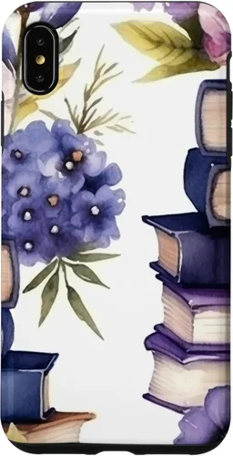 Miniatura 11 de Funda para iPhone 12 Pro Max Book Lover Purple Flower